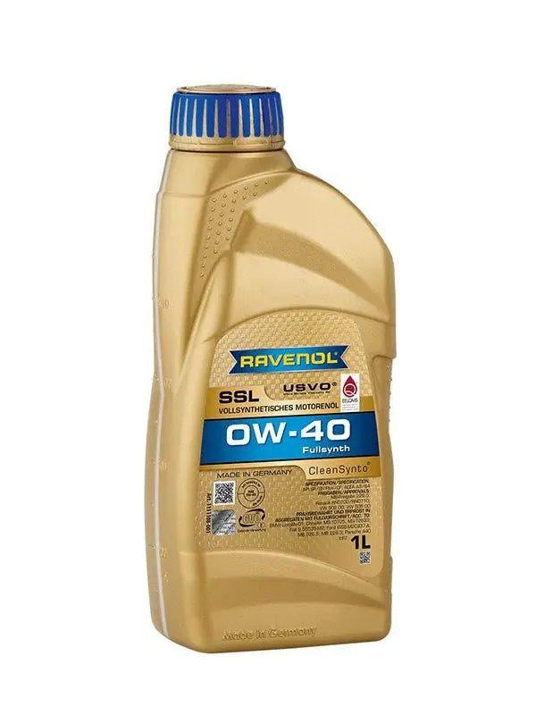 Моторне мастило RAVENOL 0W-40 SSL Fullsynth PAO SP/CF A3/B4 1 л (1111108-001)