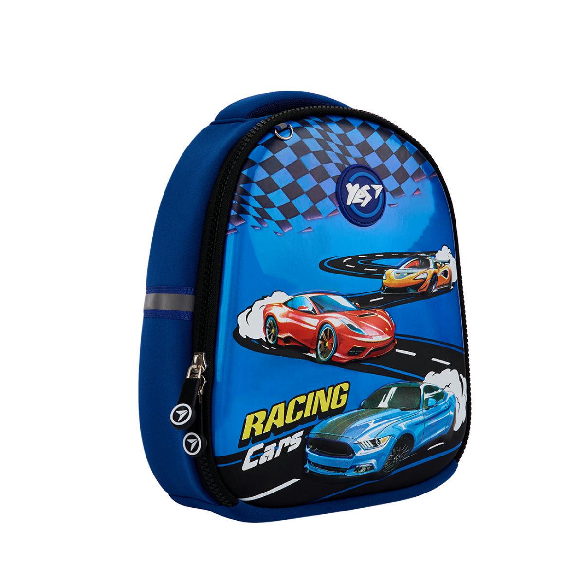 Рюкзак детский YES Racing Cars 25x20x9 см 5 л Синий (550020) Рюкзак детский YES Racing Cars 25x20x9 см 5 л Синий (550020)