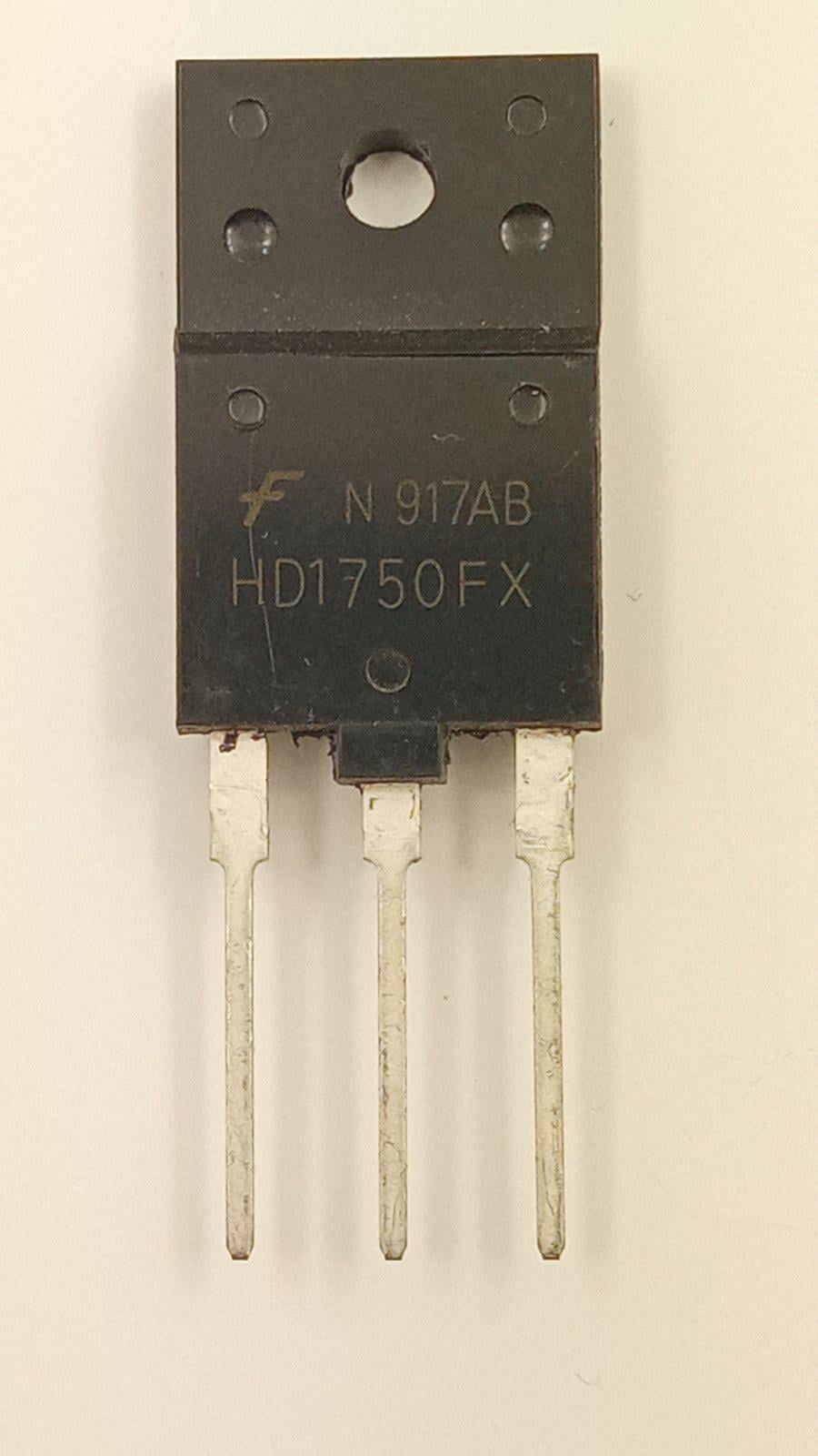 Транзистор HD1750FX 1700V/24A/300ns (27526)