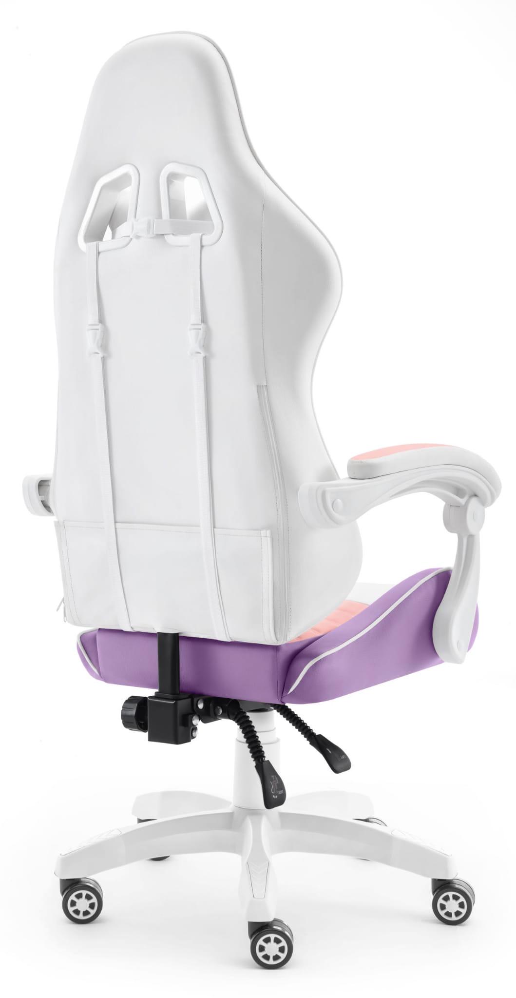 Крісло геймерське Hell's Chair Rainbow Plus-6114 Onix - фото 4