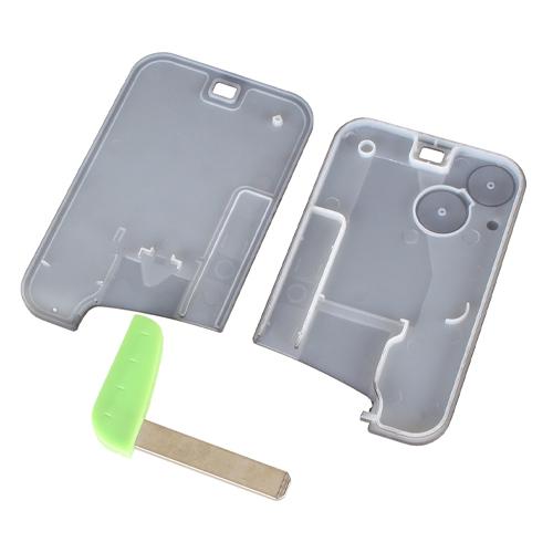 Заготовка-корпус для ключа запалювання автомобіля під чіп 2 кнопки для Renault Laguna Black (510041) - фото 3 Заготовка-корпус для ключа запалювання автомобіля під чіп 2 кнопки для Renault Laguna Black (510041) - фото 3