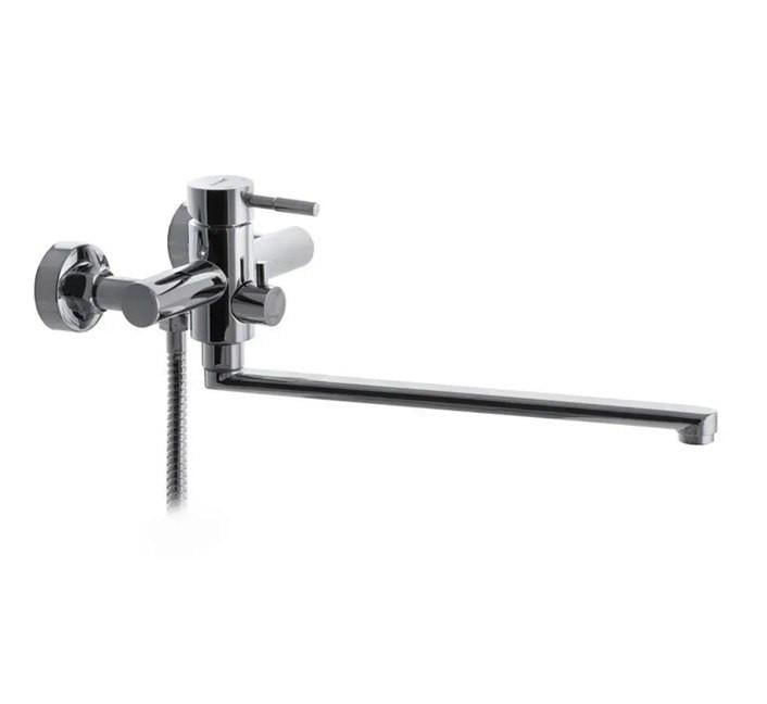 Змішувач для ванни Wezer SUN3A-01 поворотний вилив нержавіюча сталь Ø35 Хром Змішувач для ванни Wezer SUN3A-01 поворотний вилив нержавіюча сталь Ø35 Хром