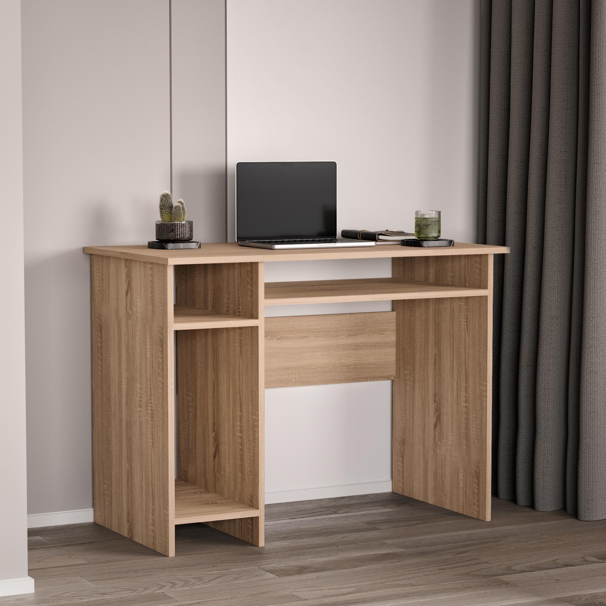 Комп'ютерний стіл Furnigrade СП-10 75x100x55 см Сонома (19569686) - фото 1 Комп'ютерний стіл Furnigrade СП-10 75x100x55 см Сонома (19569686) - фото 1