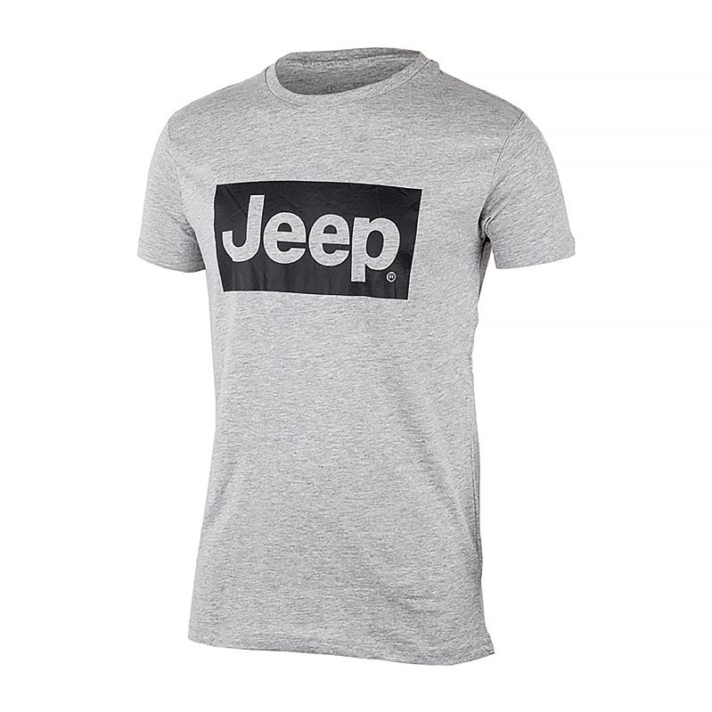 Футболка мужская JEEP T-SHIRT Contours J22W XL Серый (O102581-G433 XL)