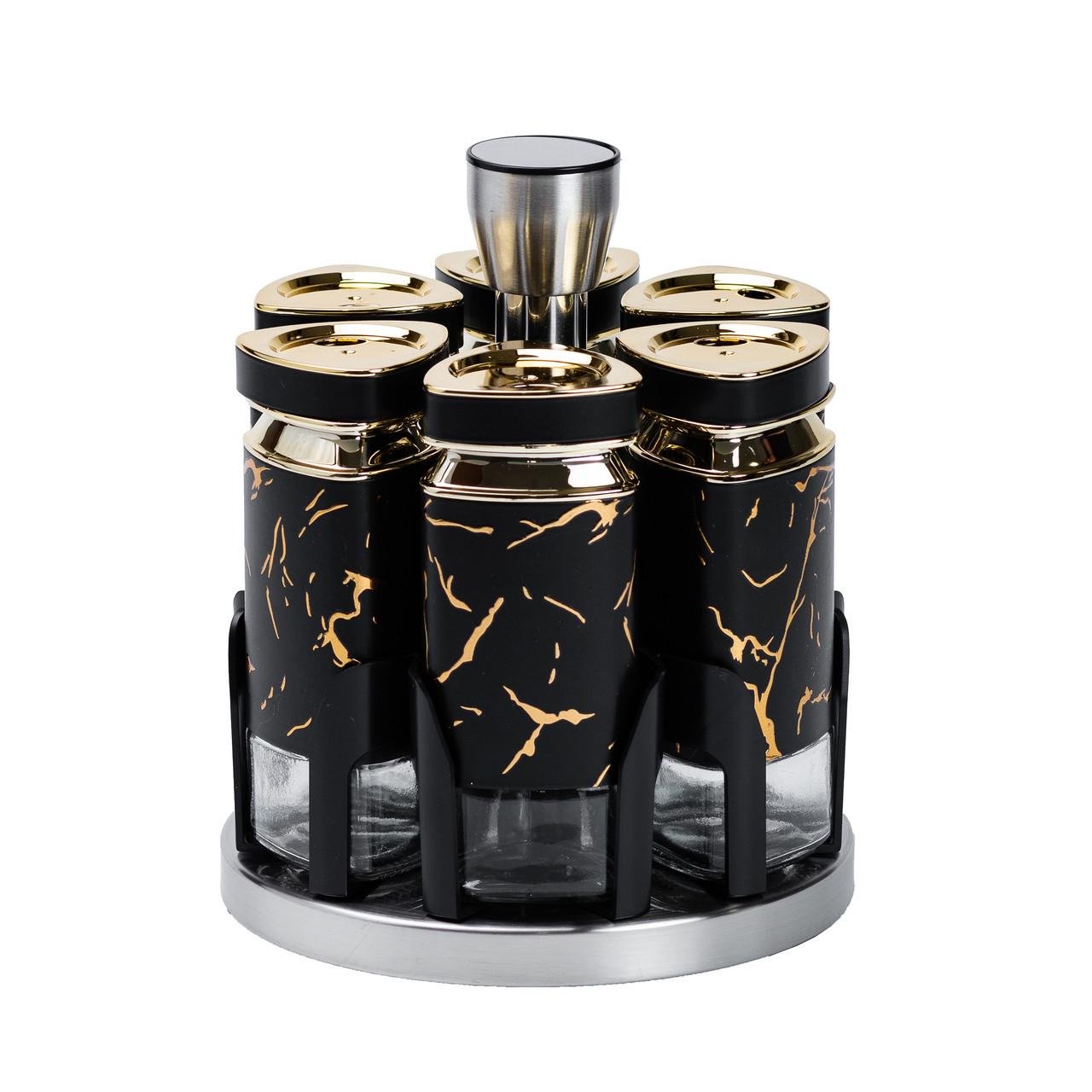 Набір баночок для спецій 6 шт. по 120 мл (HP1355) - фото 4 Набір баночок для спецій 6 шт. по 120 мл (HP1355) - фото 4