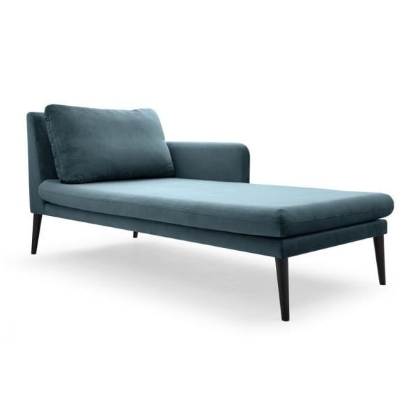 Диван-шезлонг Perfect Home Ines из натурального дерева/ДСП/ткань Velluto 29 Светло-синий (49772)