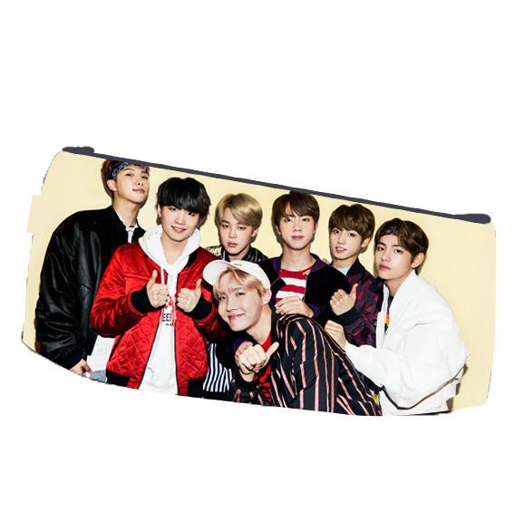 Пенал школьный BTS Bangtan Boys Бтс двухсторонний 22х11 см (pn_093) Пенал школьный BTS Bangtan Boys Бтс двухсторонний 22х11 см (pn_093)