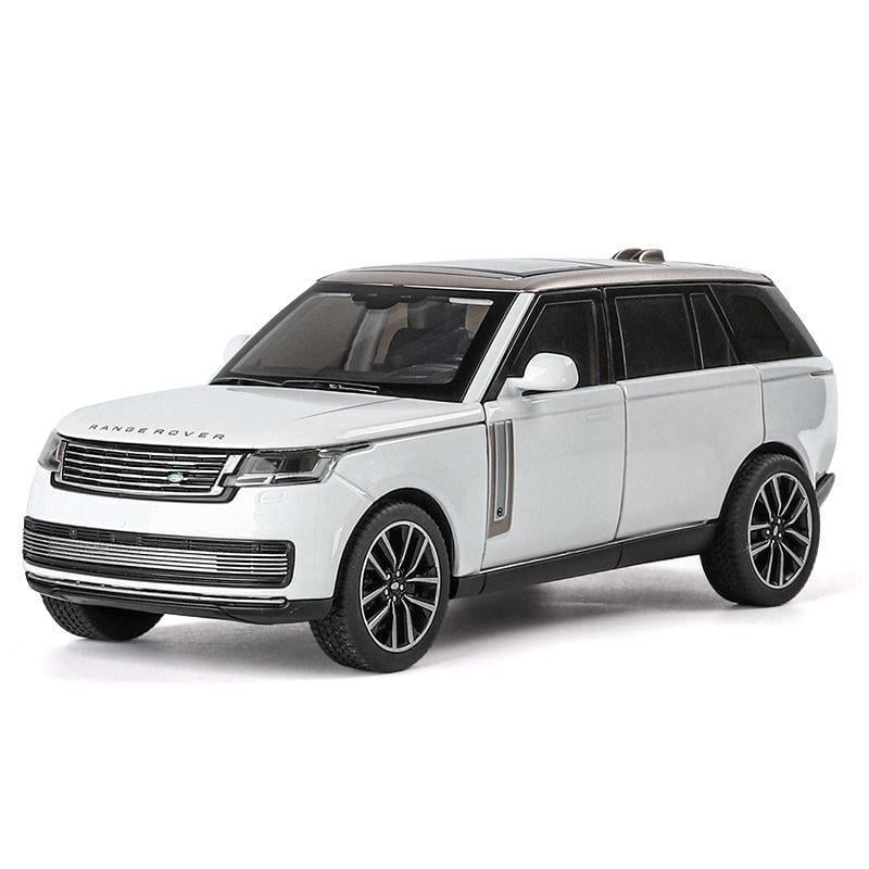 Игрушечная машина Qiyi Toys Range Rover SV2022 с инерционным механизмом/светом и звуком 1:32 Белый (23681)