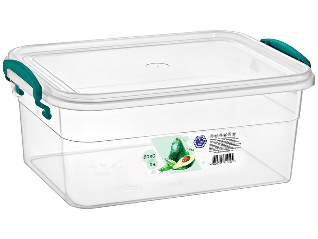 Бокс с ручками 3 л (MNS-54) Бокс с ручками 3 л (MNS-54)