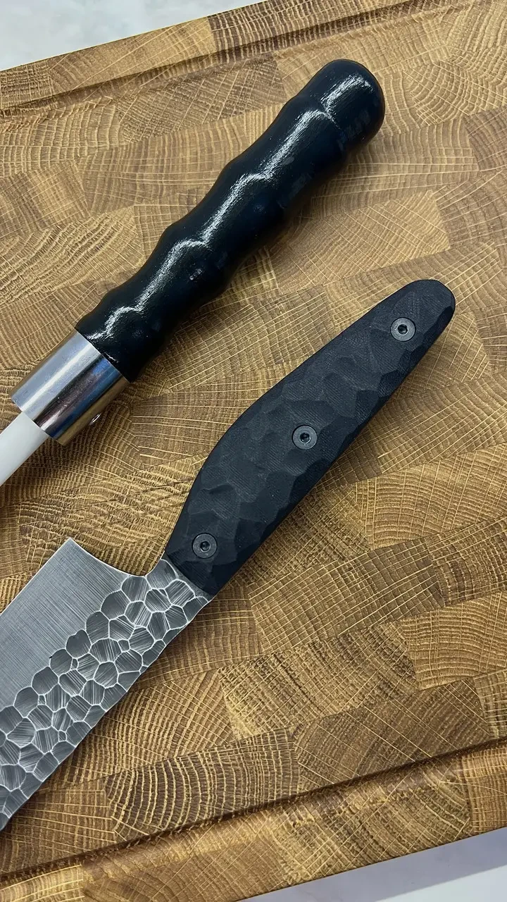 Набір кухонний дошка обробна торцева з ножем Шеф та мусат 3 пр. (27722358) - фото 5 Набір кухонний дошка обробна торцева з ножем Шеф та мусат 3 пр. (27722358) - фото 5