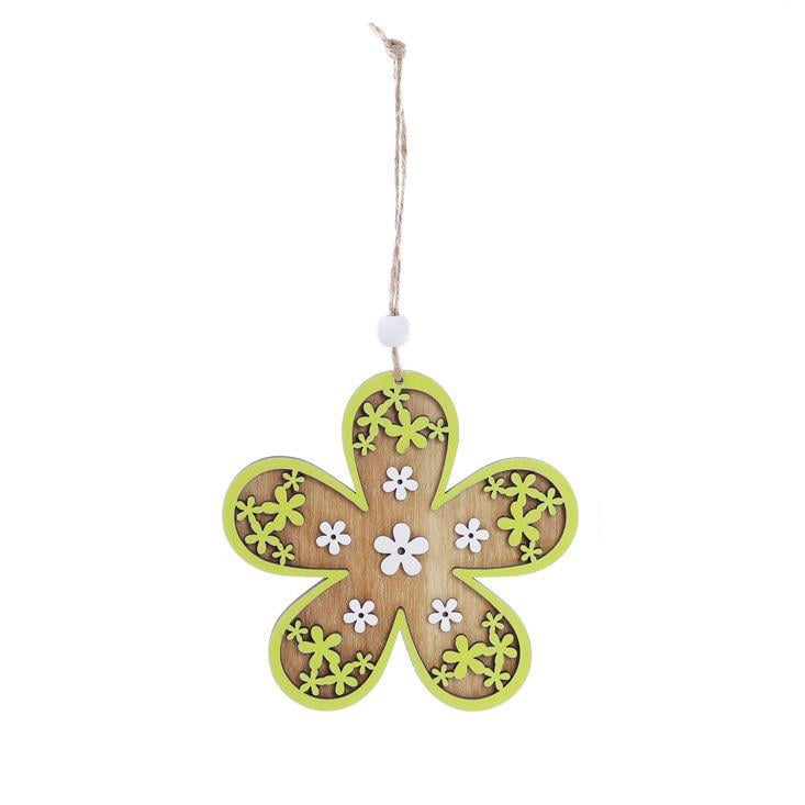 Декор великодній на підвісі BonaDi Квітка 10 см 2 шт Зелений (781-925) - фото 2 Декор великодній на підвісі BonaDi Квітка 10 см 2 шт Зелений (781-925) - фото 2