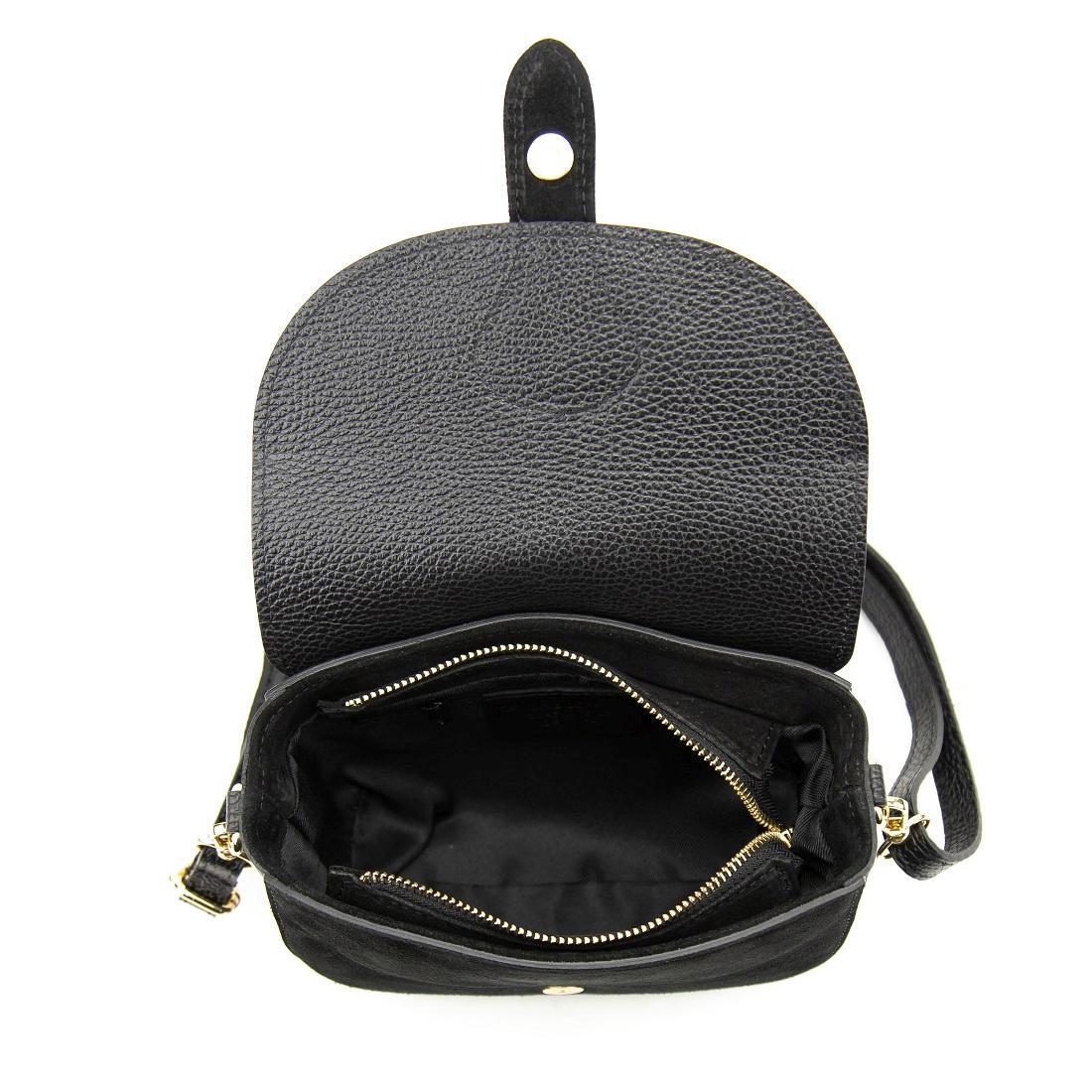 Женская сумка замшевая Firenze Italy F-IT-9876A Черный (2798991939) - фото 2