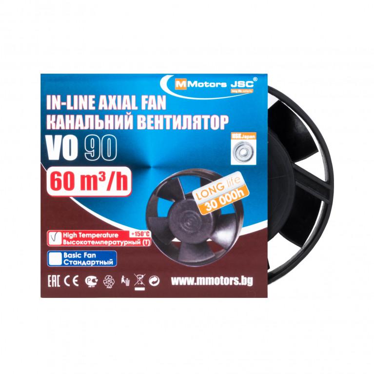 Вентилятор MMotors JSC VO T 90 высокотемпературный канальный (6820) - фото 4 Вентилятор MMotors JSC VO T 90 высокотемпературный канальный (6820) - фото 4