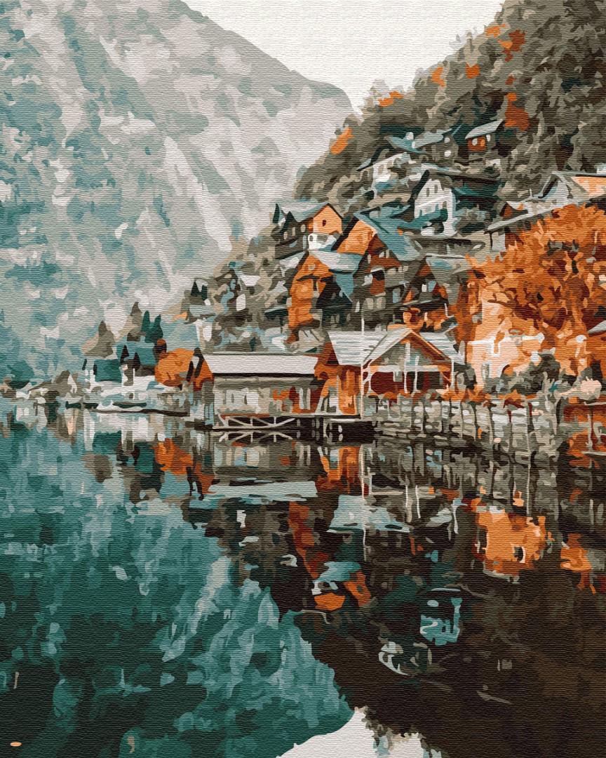 Картина по номерам Brushme Гельштат 40x50 см (GX34803) Картина по номерам Brushme Гельштат 40x50 см (GX34803)