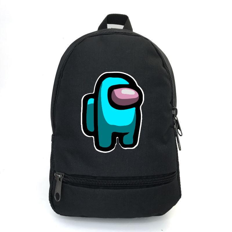 Школьный рюкзак BIG School Bag с принтом Among Us-04 43х30х17 см 22 л Черный (2314375284)