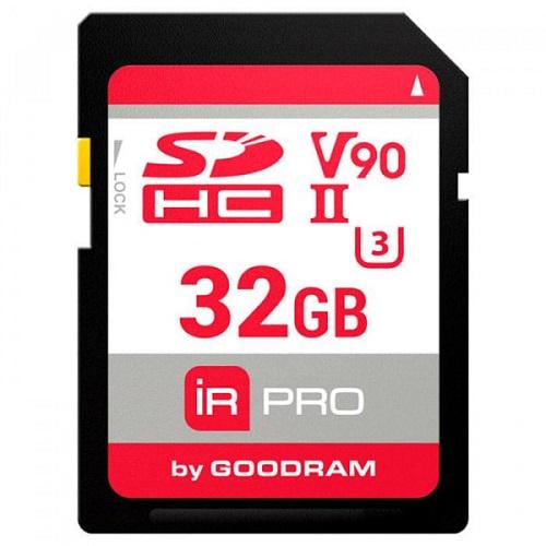 Карта пам'яті GoodRAM IRP-S9B0-0320R11 Secure Digital 32Гб IRDM PRO SDXC V90 UHS-II U3 Retail (562880)