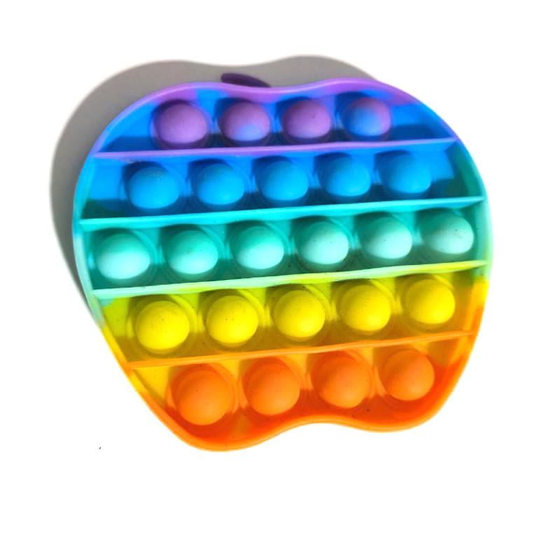 Игрушка-антистресс Пупырки Pop It яблоко (pt003)