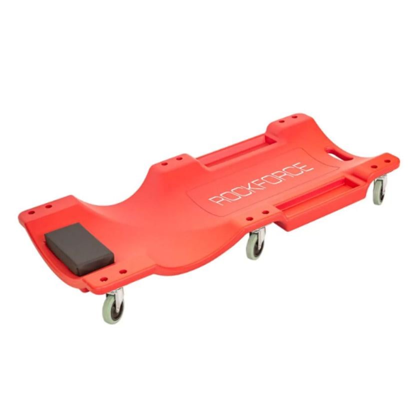 Лежак подкатной ROCKFORCE RF-9U0311P36 на 6-ти колесах с подголовником пластиковый 470х1000 мм 115 кг