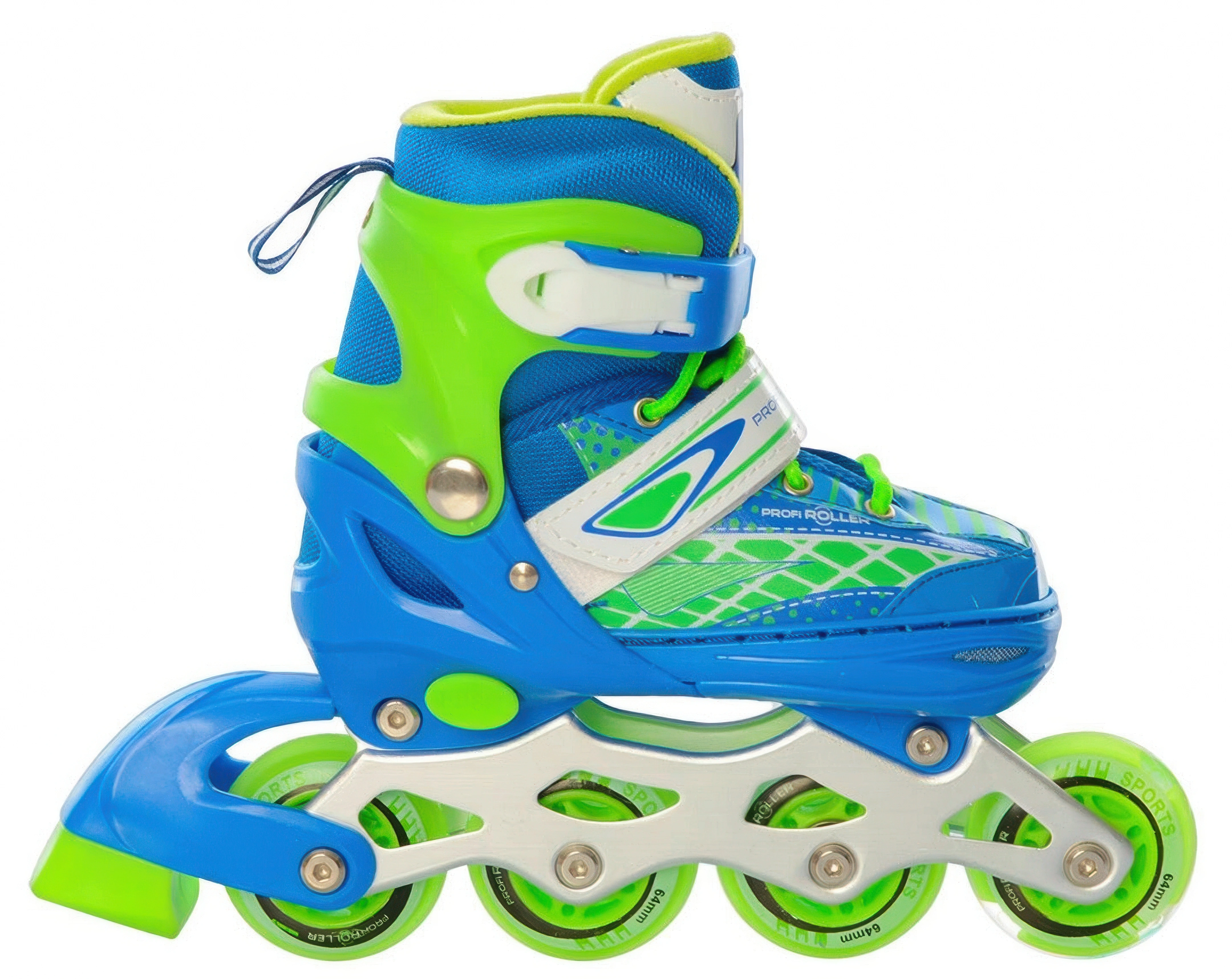 Ролики раздвижные детские Profi 31-34 см Салатовый (AP-122-R-30)