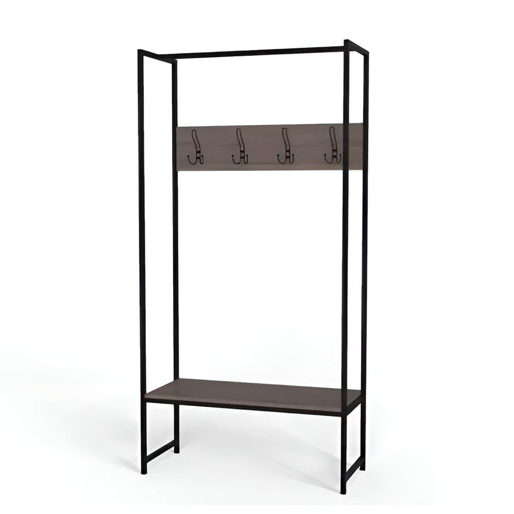 Вішалка модульна підлогова Ferrum-decor Треліс 12 ДСП 16 мм 180x90x38 см Чорний/Дуб Сонома Трюфель (FRD-104311) Вішалка модульна підлогова Ferrum-decor Треліс 12 ДСП 16 мм 180x90x38 см Чорний/Дуб Сонома Трюфель (FRD-104311)