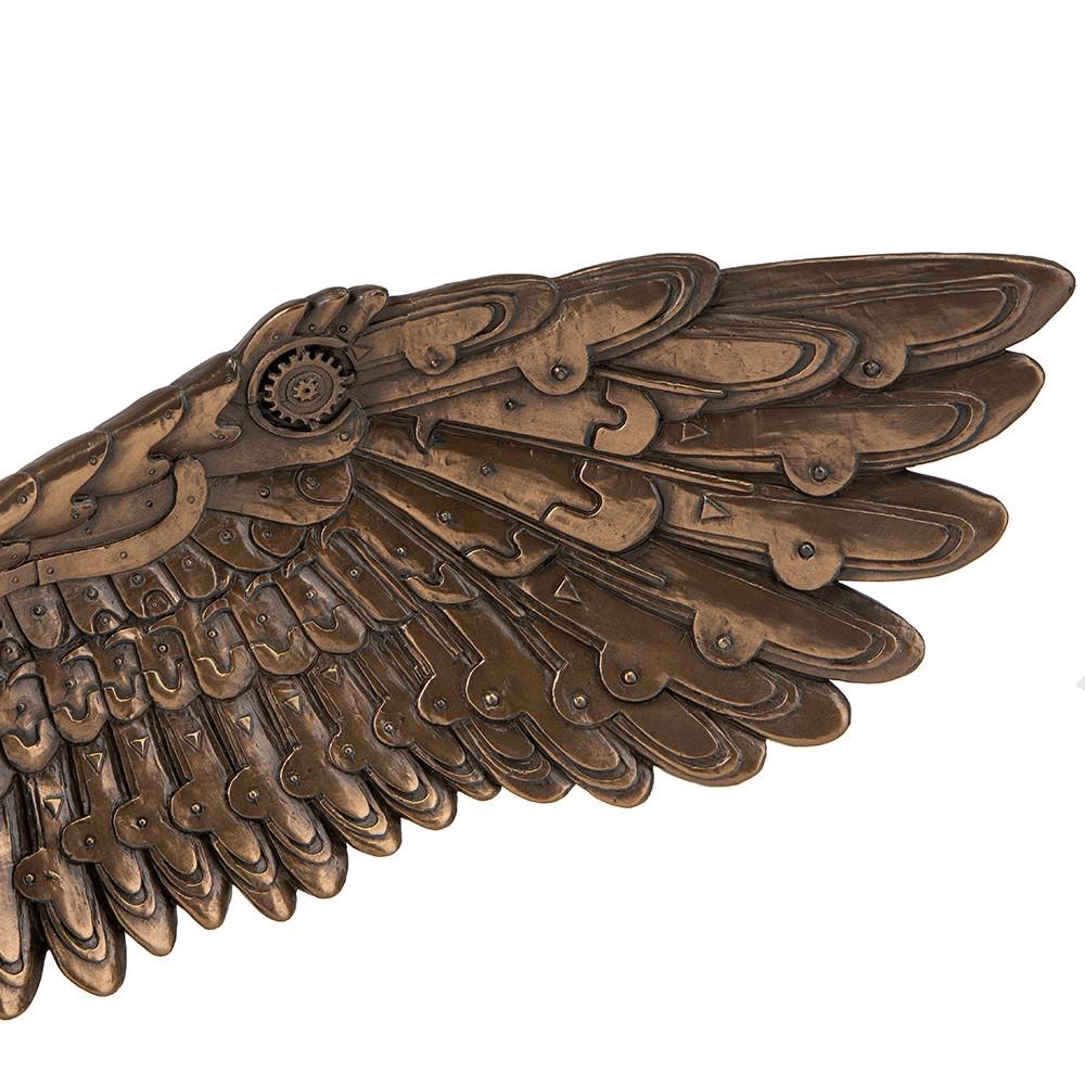 Статуетка-панно Veronese Стипанк Сова 53х23 см Бронзовий (28541864) - фото 4 Статуетка-панно Veronese Стипанк Сова 53х23 см Бронзовий (28541864) - фото 4