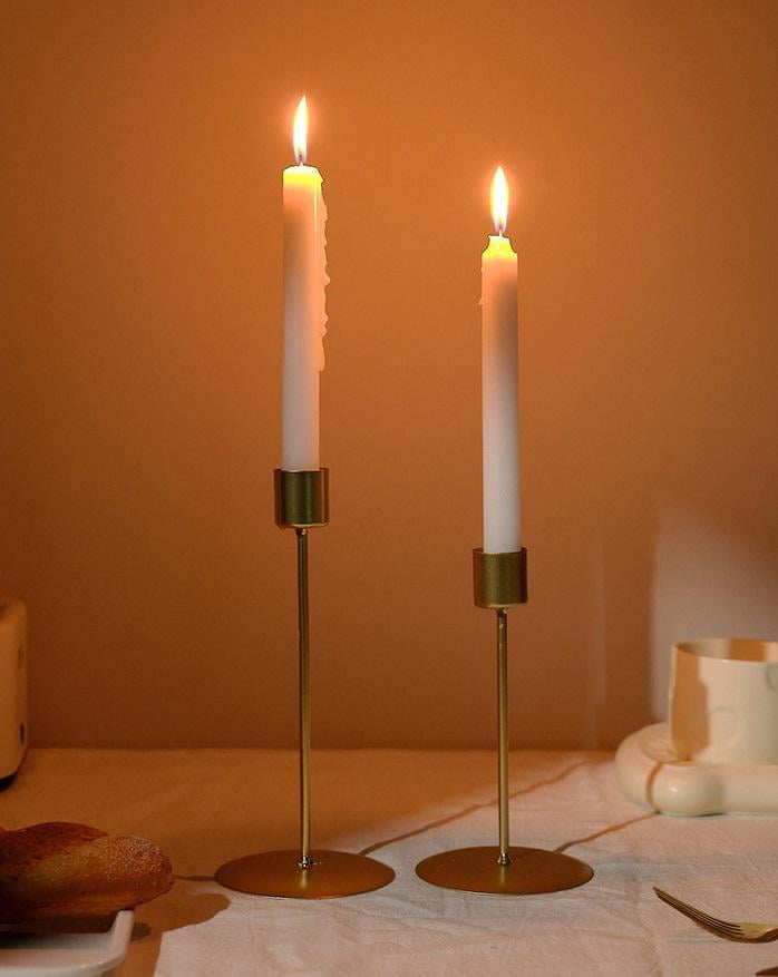 Підсвічник 15044 2,8х9х16,5 см Золотий (5003207) - фото 5 Підсвічник 15044 2,8х9х16,5 см Золотий (5003207) - фото 5