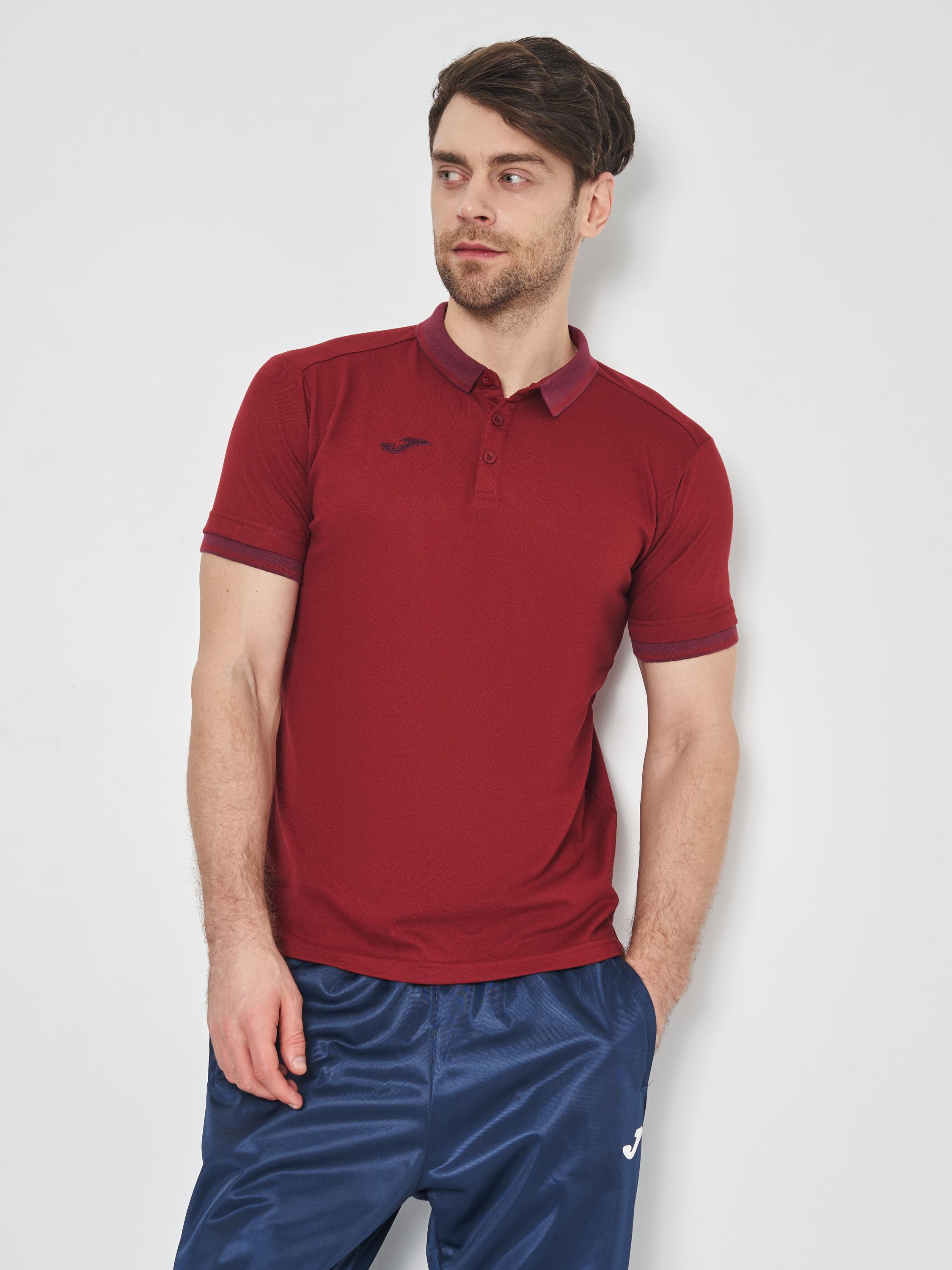 Футболка поло Joma 100748.650 Polo Shirt Bali Ii XXS Burgundy