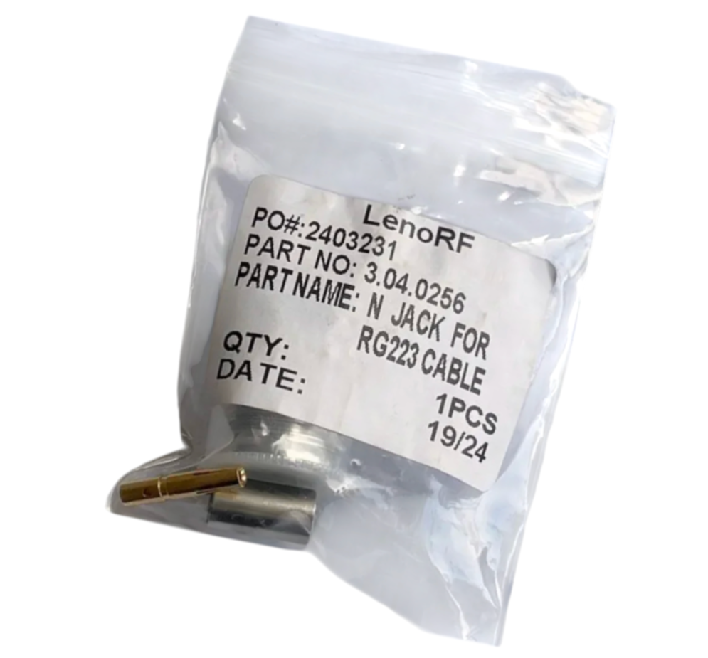Конектор N-типу гніздо Leno RFз нікелевим покриттям 1 шт. (000049239) - фото 9 Конектор N-типу гніздо Leno RFз нікелевим покриттям 1 шт. (000049239) - фото 9