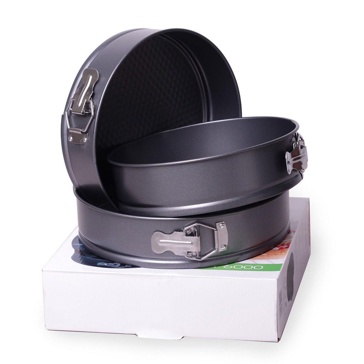 Набор разъемных форм Kamille 3 шт. 24/26/28 см из углеродистой стали KM-6000