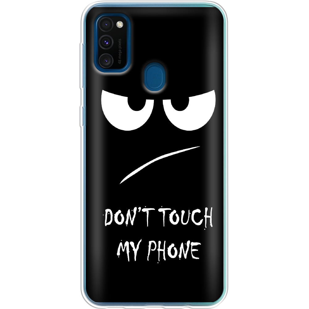 Чехол с рисунком Boxface Samsung M307 Galaxy M30s Don't Touch my Phone Прозрачный силикон (38209-up535-38209)