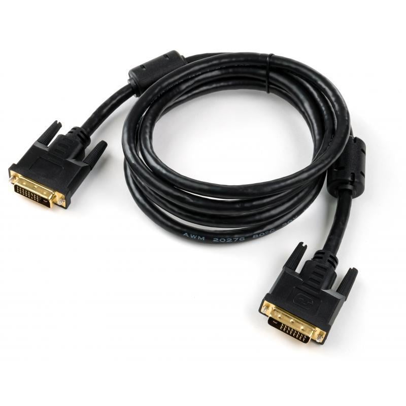 Кабель цифровой DVI-D Dual Link Standard DVIS-MM-007 AWG26 конструкция 7P +5C штекер 0,7 м (000032851_2)