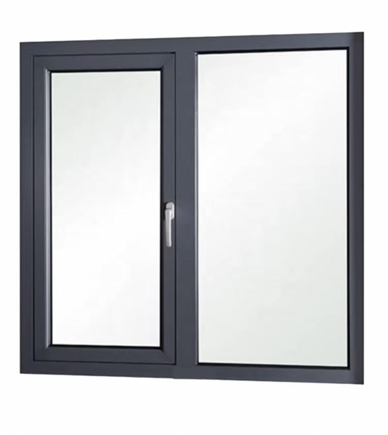 Окно пластиковое открывающее Steko ПВХ однокамерный стеклопакет 60/1200x1200 мм Антрацит (32340049) Окно пластиковое открывающее Steko ПВХ однокамерный стеклопакет 60/1200x1200 мм Антрацит (32340049)