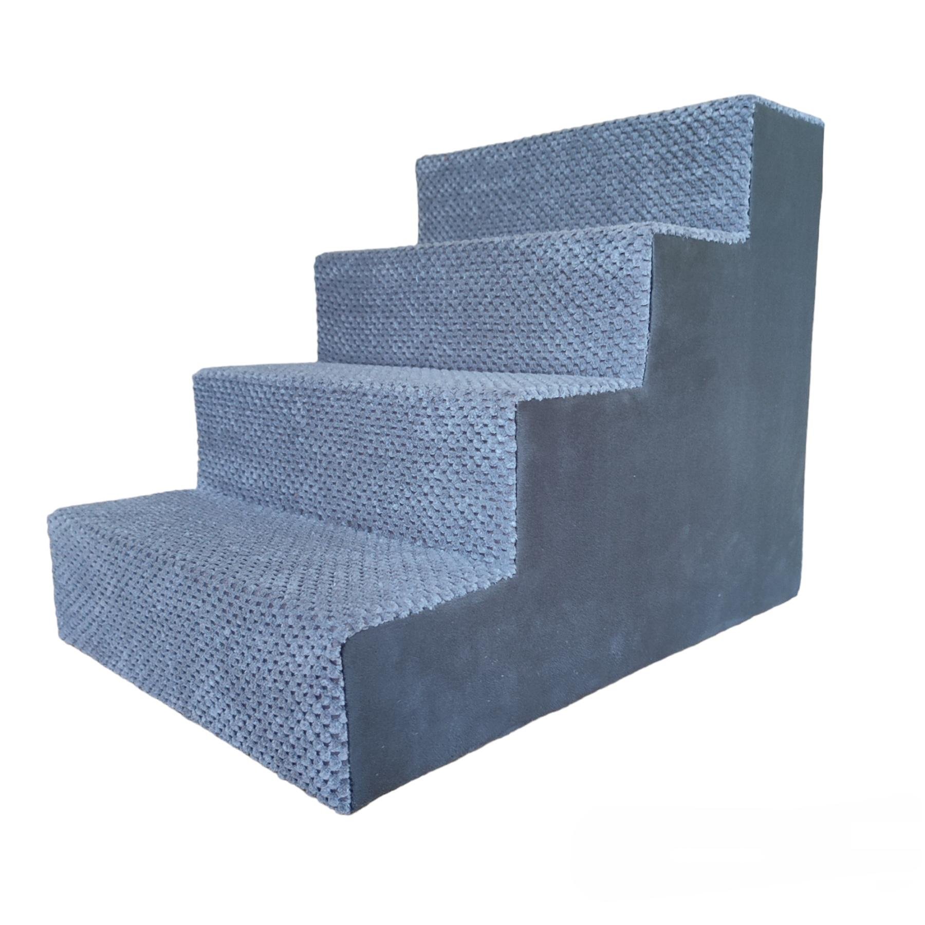 Ступеньки пандус для собак 40х35х50 см Темно-серый (00180.4.3)