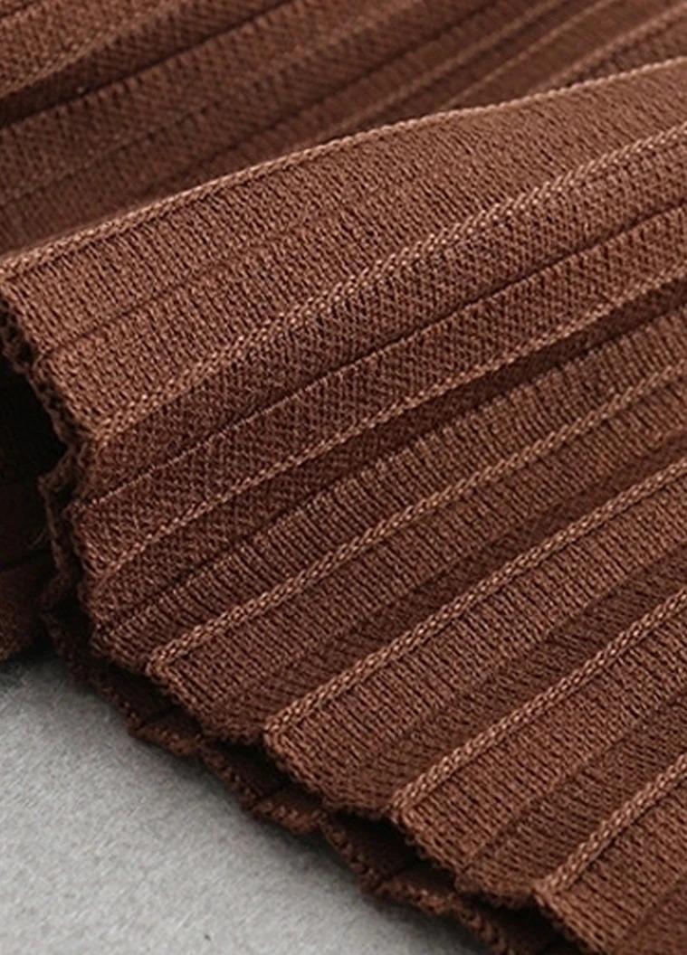 Юбка годи миди Forza Viva MW-KS-1978V-4 р. 42 Коричневый (MW-KS-1978V-4-42) - фото 4