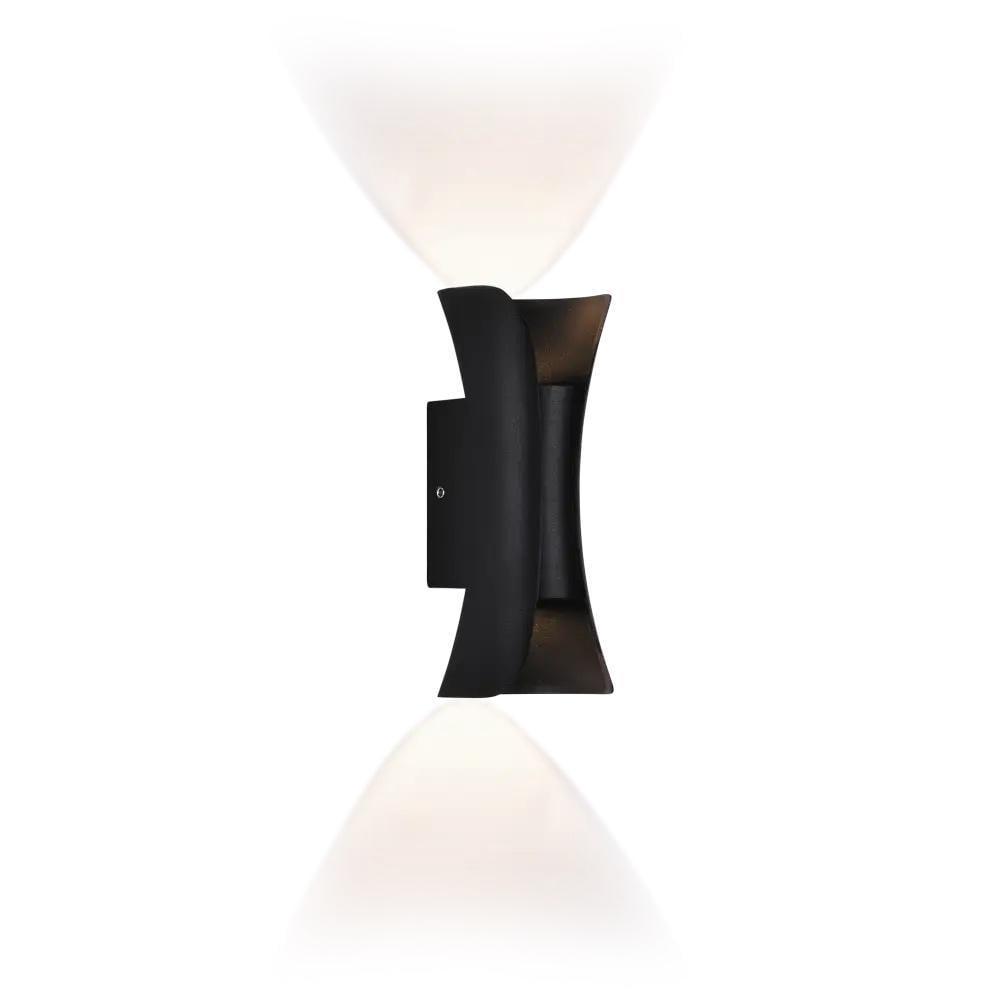 LED-светильник фасадный Velmax V-CTL-WL-001 6W 3000K 200 Lm IP54 Черный (28689590)