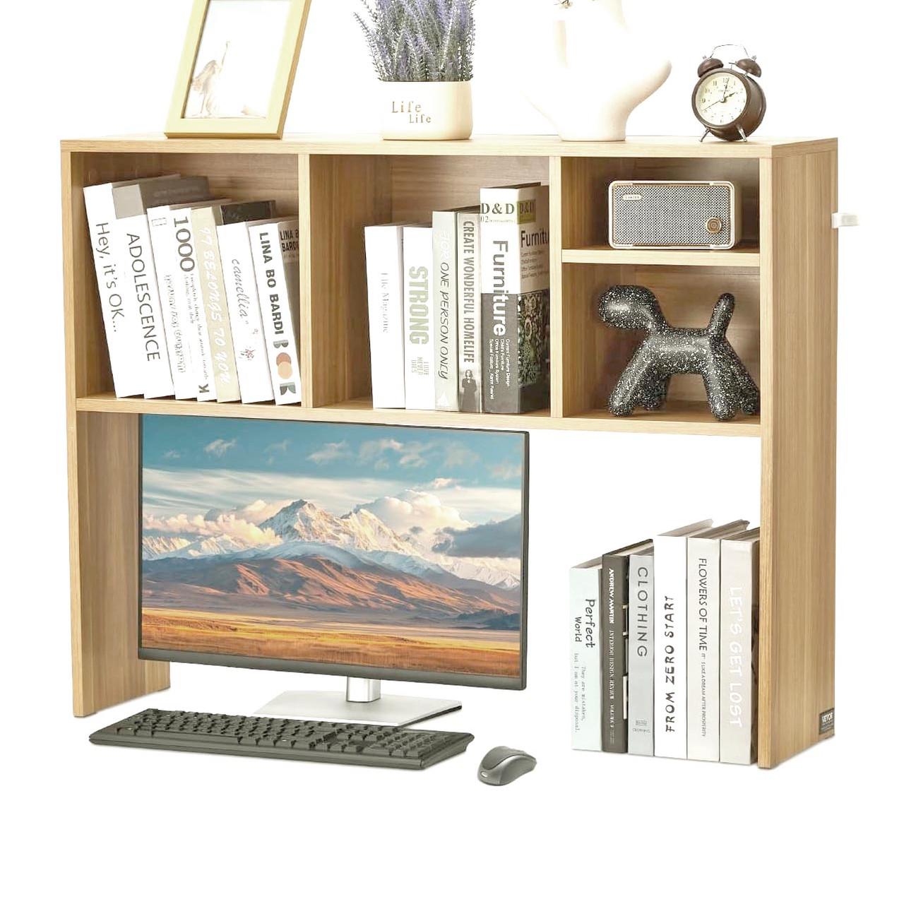 Полка-надстройка настольная из дерева Аурелина бланже (АКД-015501)