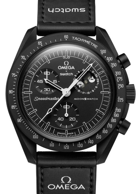 Наручний годинник Swatch x Omega Bioceramic MoonSwatch Mission to the Moonphase - New Moon (SO33B700)