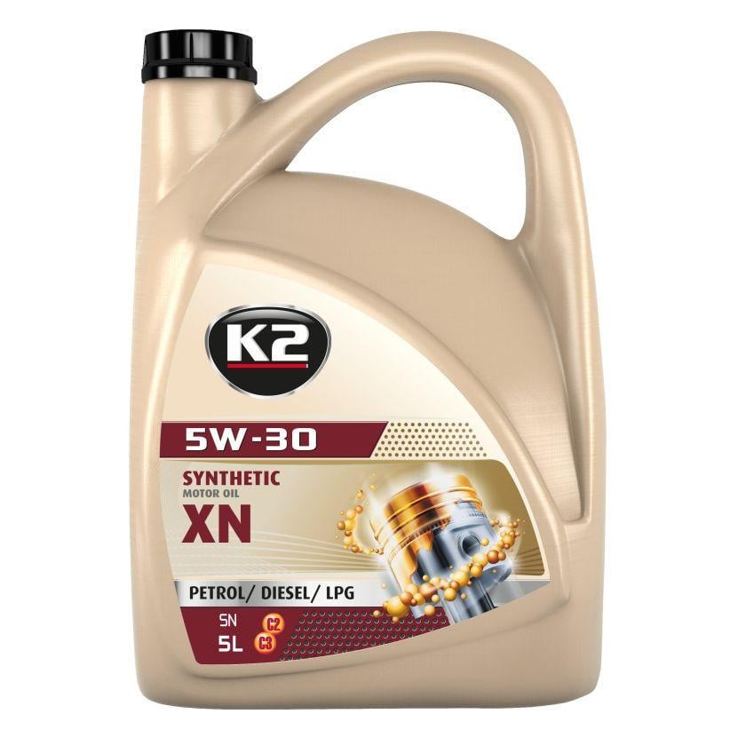 Моторна олива K2 Texar 5W-30 XN C3 синтетика 5 л (O1505E)