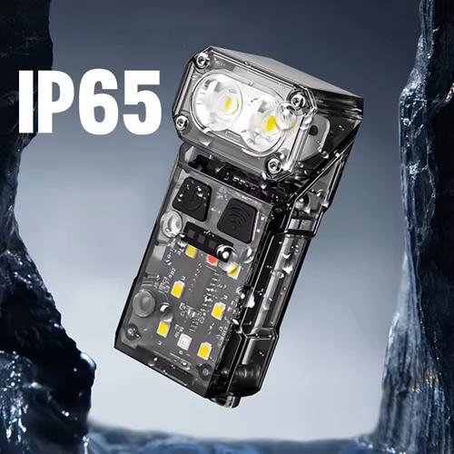 Фонарь налобный X52-2LED+6SMD RGB IP65/Li-Ion/USB-C/Motion sensor/Power indicator/клипса/магнит Black - фото 8