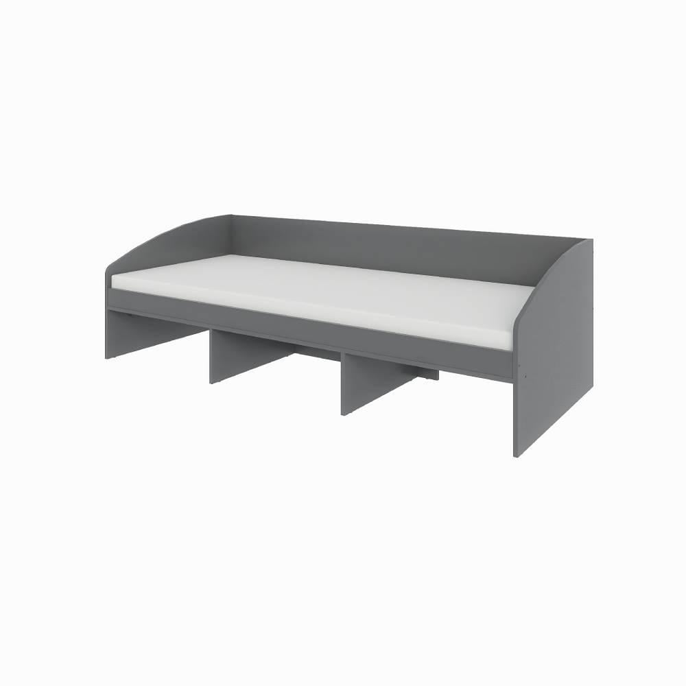 Кровать односпальная Эверест Комфорт 3 без матраса 193х84х59 см Графит без матраса - фото 1 Кровать односпальная Эверест Комфорт 3 без матраса 193х84х59 см Графит без матраса - фото 1