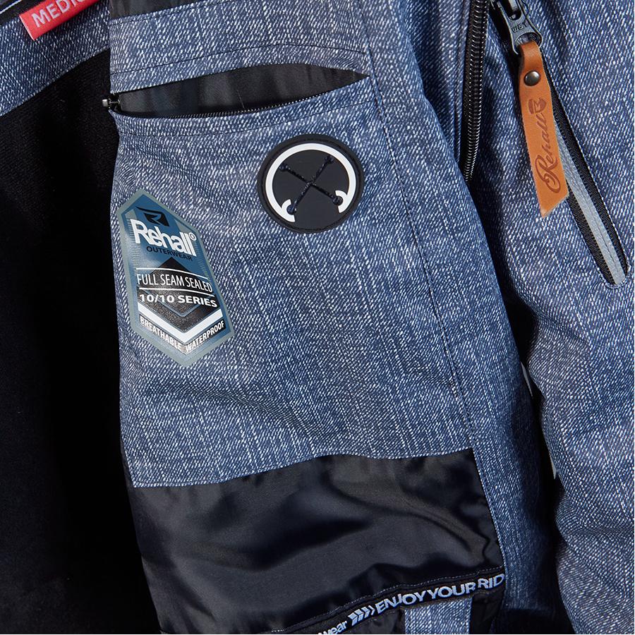 Куртка Rehall Carrol W 2019 L Real denim - фото 5 Куртка Rehall Carrol W 2019 L Real denim - фото 5