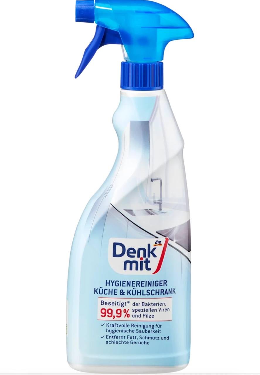 Засіб для чищення кухні та холодильника антибактеріальний Denkmit Kuchen-Hygienereiniger 750 мл Засіб для чищення кухні та холодильника антибактеріальний Denkmit Kuchen-Hygienereiniger 750 мл