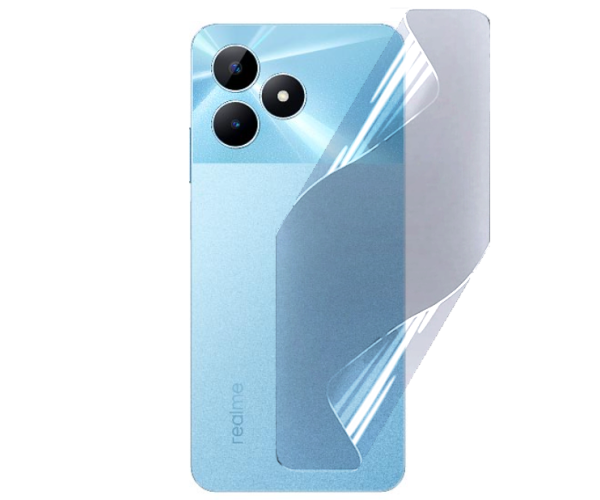 Протиударна гідрогелева плівка Hydrogel Film для Realme Note 50​ на задню панель, Transparent