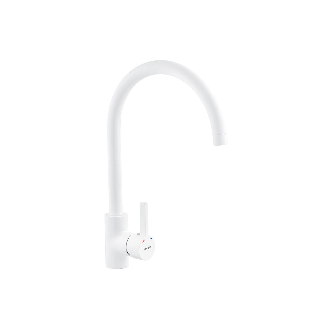 Смеситель для кухни IBERGRIF M22118W Белый (CV028501)