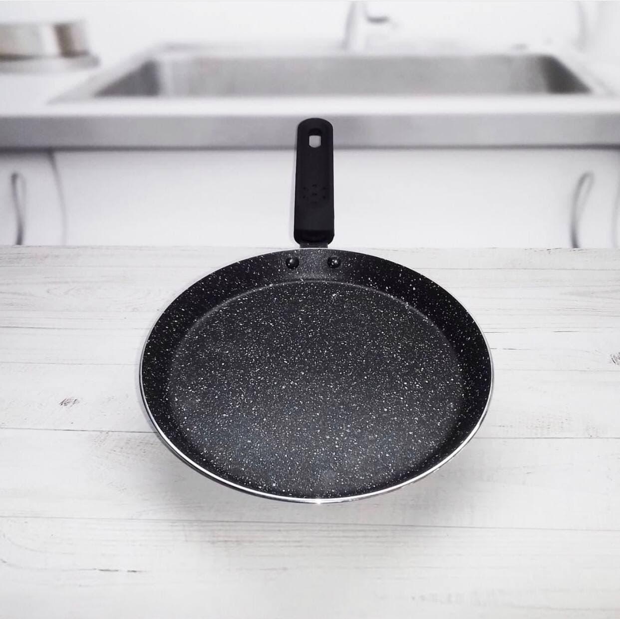 Сковорідка для млинців Edenberg з антипригарним мармуровим покриттям 20 см (EB-3384) - фото 2 Сковорідка для млинців Edenberg з антипригарним мармуровим покриттям 20 см (EB-3384) - фото 2