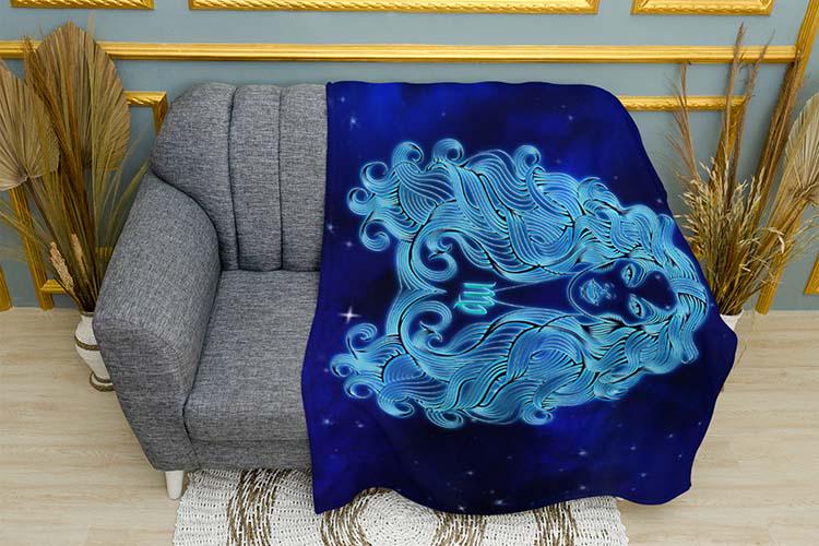 Плед Virgo Zodiac Signs плюш однослойный 150х210 см (114549-1)