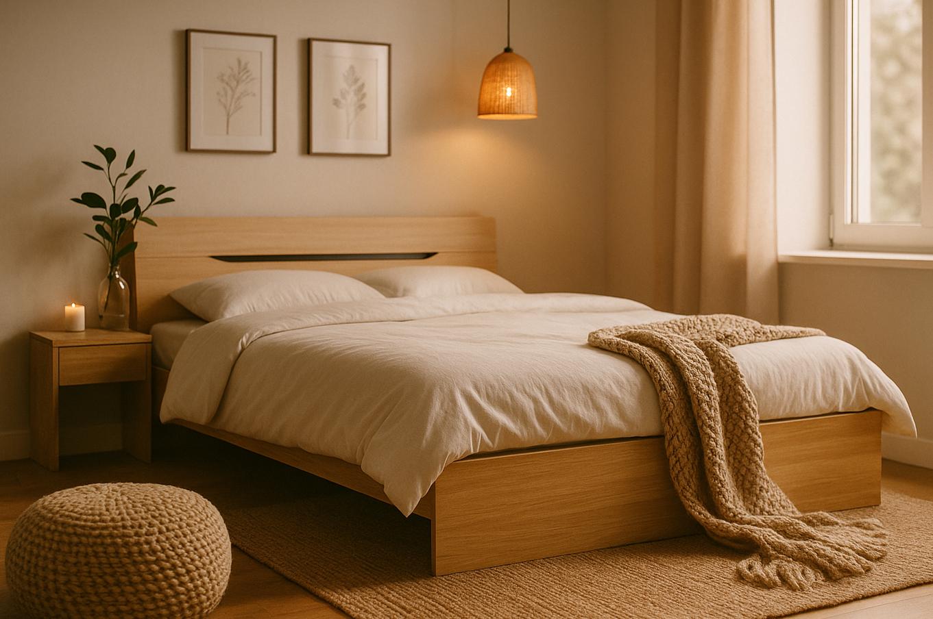 Кровать Мастер Форм Аякс 1450х2000х870 мм Дуб сонома/Венге магия (210382)