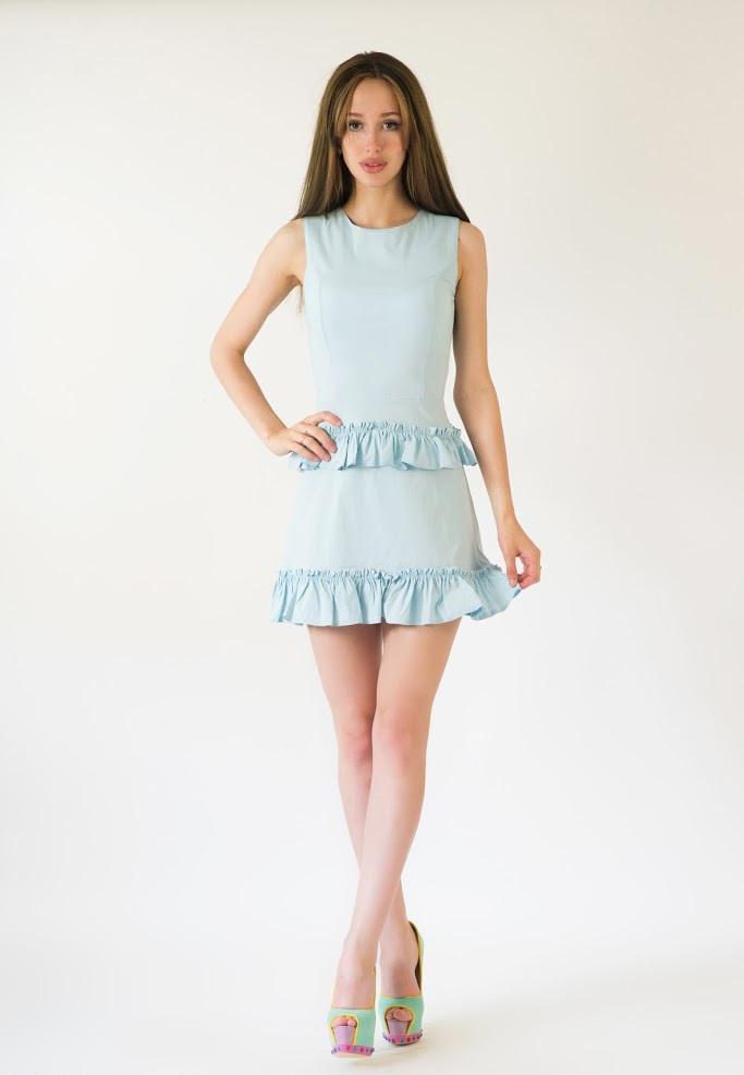 Платье Podium Rosalina 21325-LIGHT/BLUE XL Голубой