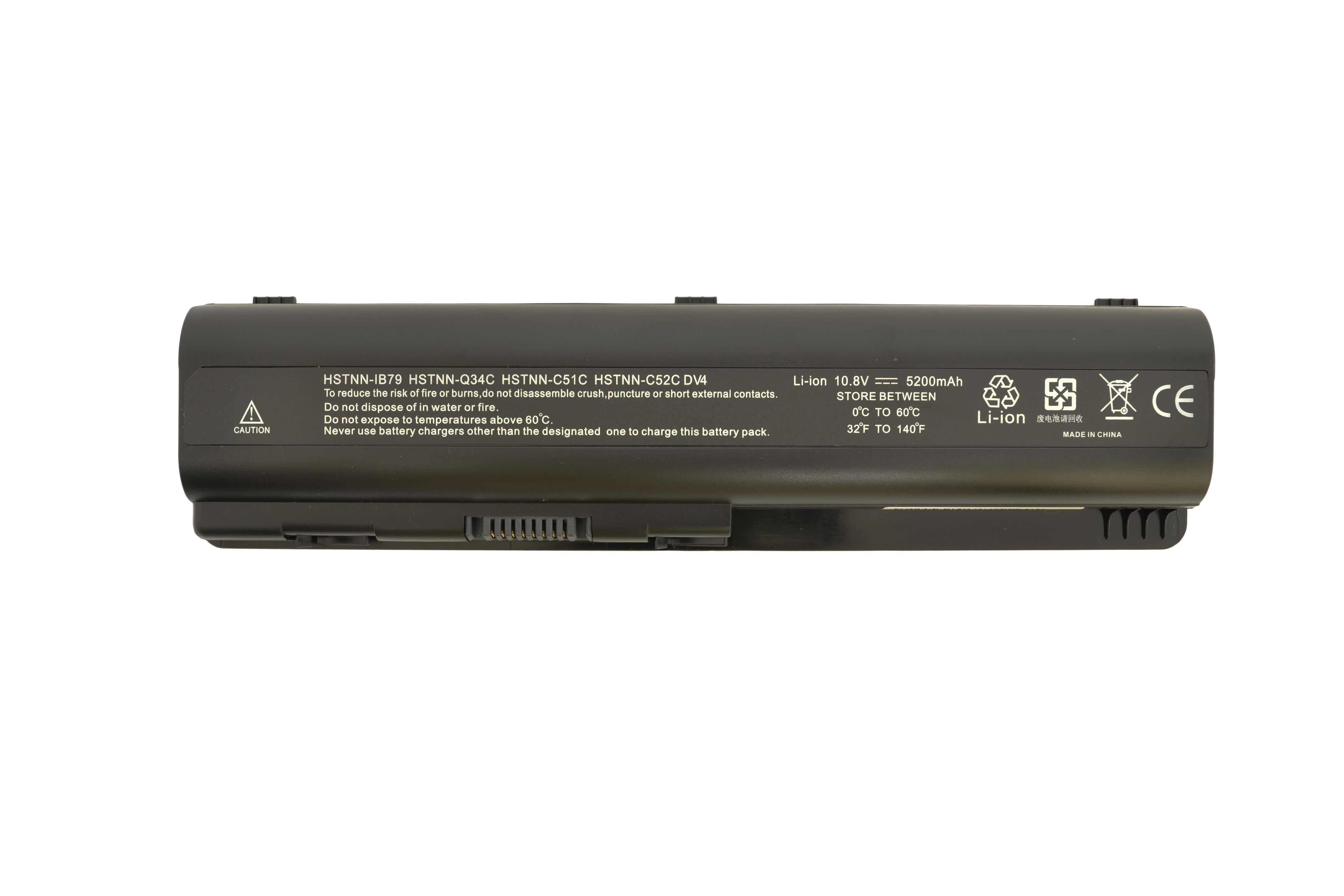 Акумулятор для ноутбука HP Compaq HSTNN-IB79 Pavilion DV6 10,8 V 5200 mAh OEM Black (909159)