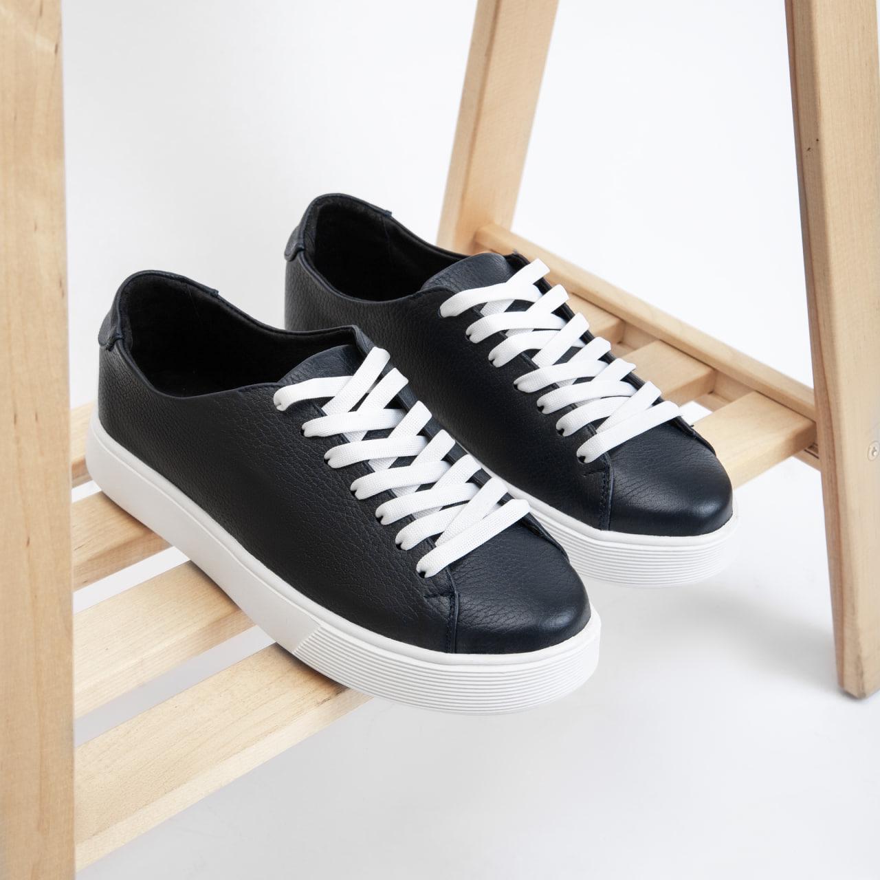 Кроссовки женские повседневные Kindzer LUX 1202 из натуральной кожи р. 40 Синий (120240) - фото 6